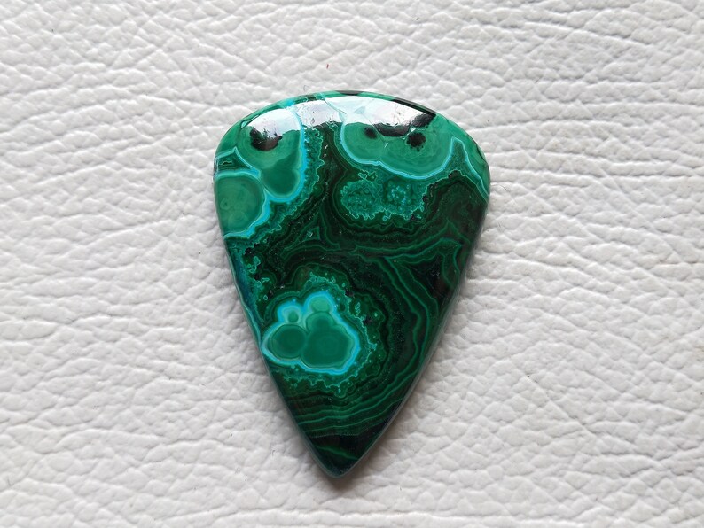 Natural Malachite Chrysocolla Cabochon Malachite Chrysocolla Designer Cabochon 46X33X7MM,Jewelry Making Pendant Cabochon, AAA