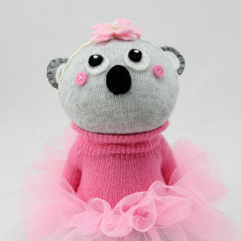 Koala Sock Doll called Elouise by Sewinthemoment perfect as a Etsy