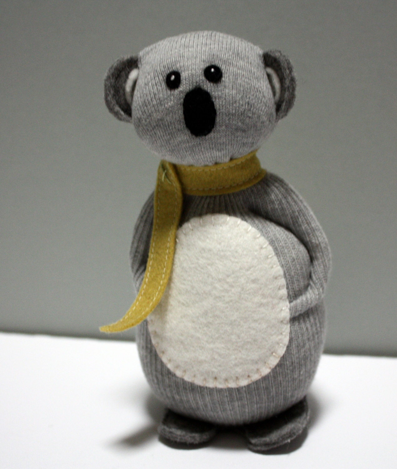Child Friendly Aussie Koala Sock Doll with Eucalyptus green Etsy