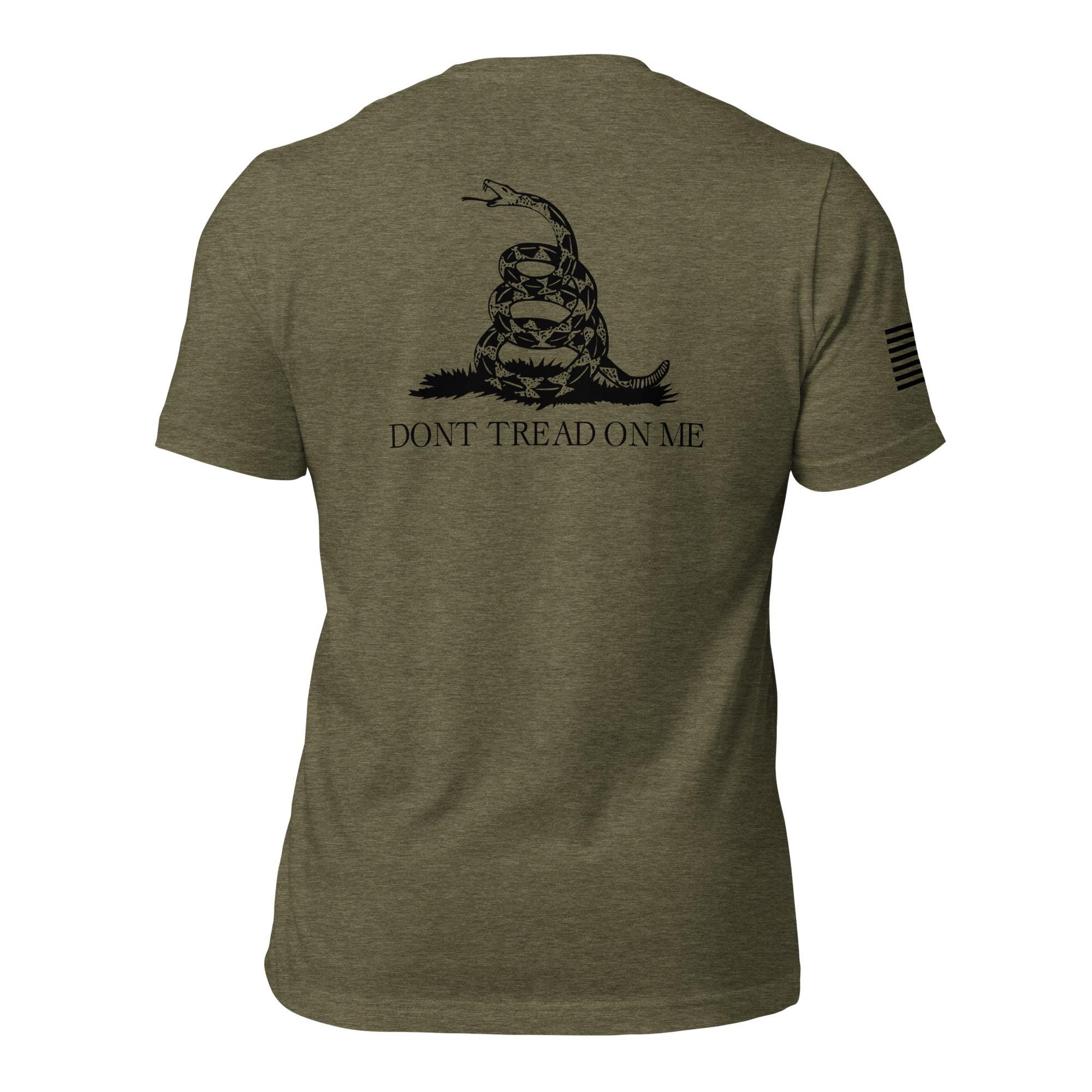 Don’t Tread on Me Tee | Gadsden Flag Snake | Patriot Freedom Shirt - Etsy