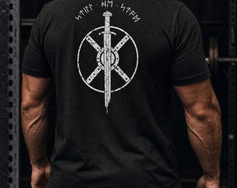 ベオウルフTシャツ - ネーグリング・バースト、折れた剣 アングロサクソンTシャツ