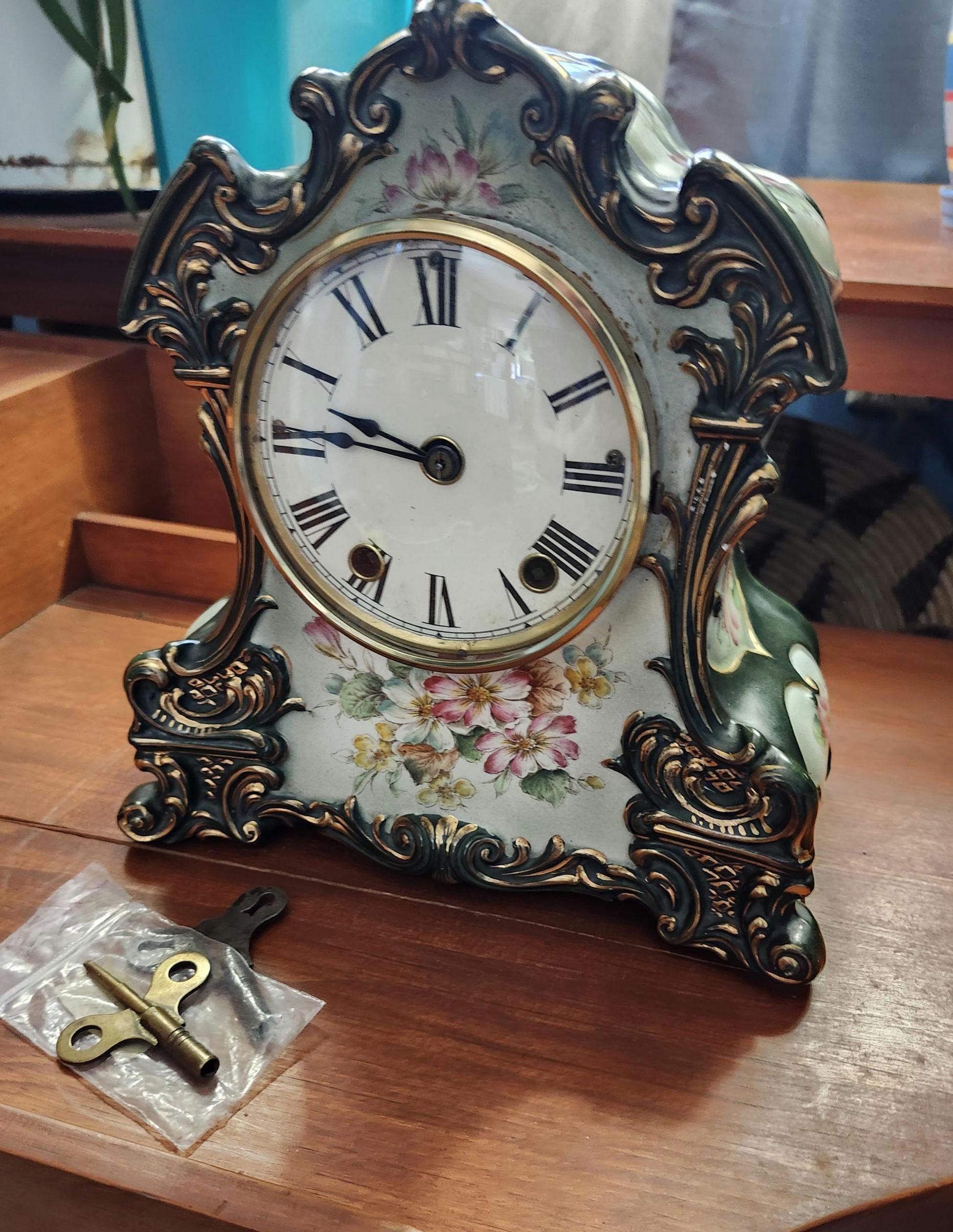 1890 Antique Clock - Etsy