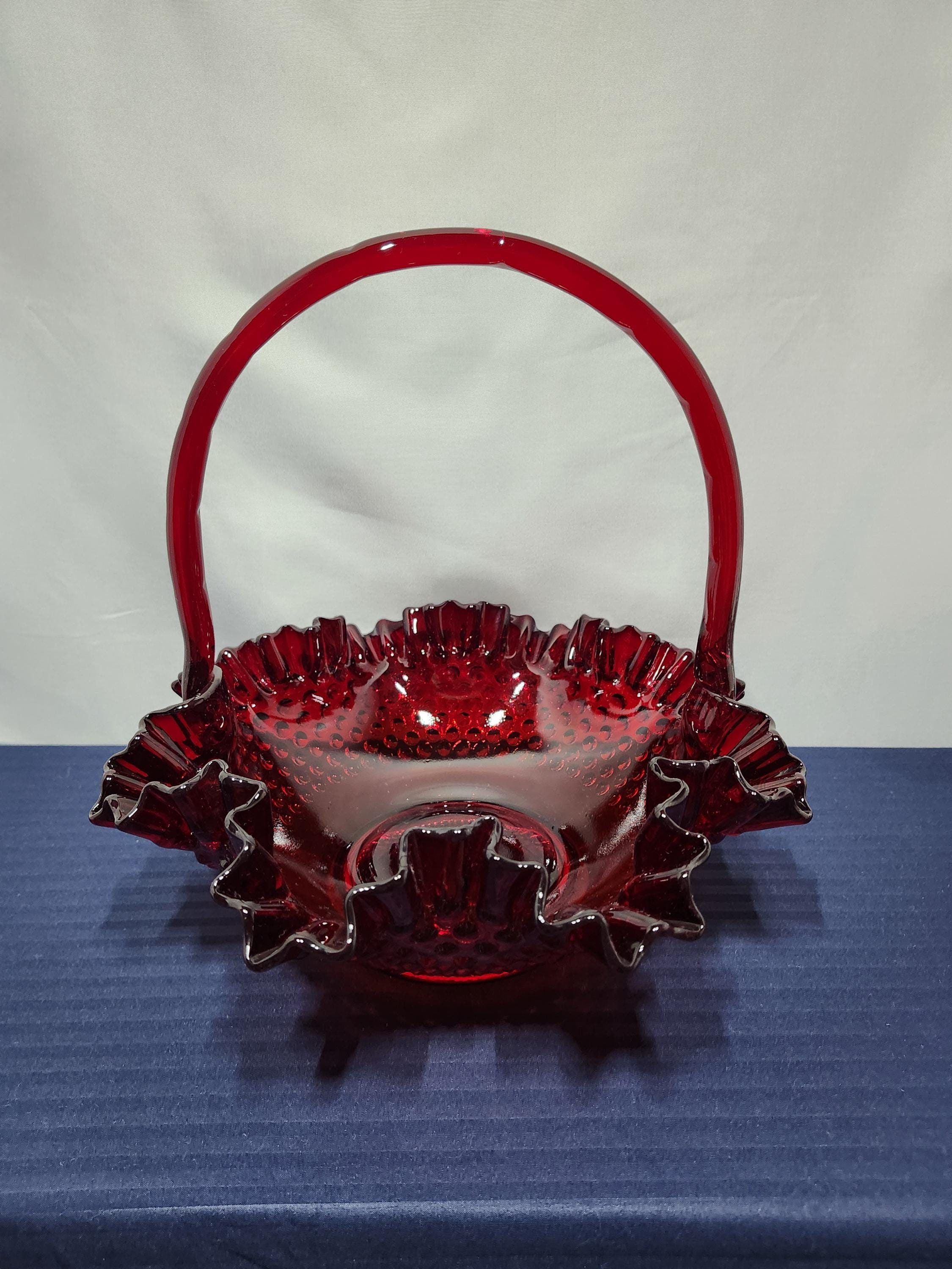 Rare Fenton Basket - Etsy