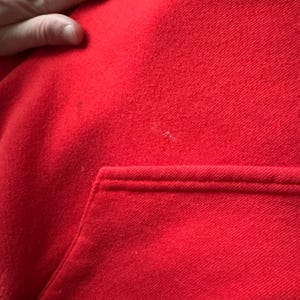 Vintage Russell Athletic Kansas City Chiefs Hoodie Red NFL Pullover Large XL image 3
