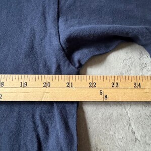 Vintage Nike Center Swoosh Navy Blue T-Shirt Mens Medium Y2K Faded Short Sleeve image 5