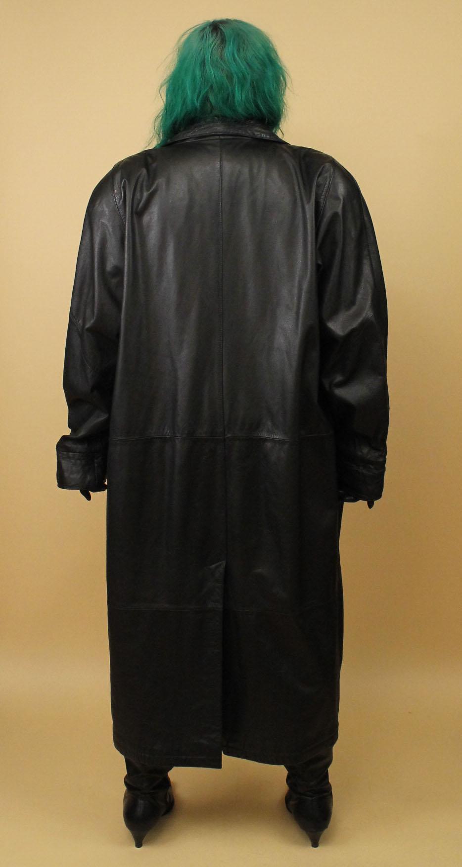 激レア goa 00s gimmick trench coat black Gothic Women's Hooded Trench Coat Long Jacket Vintage Slim