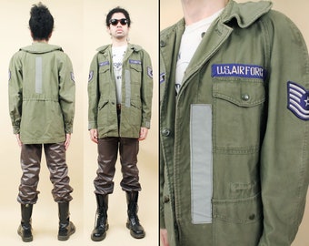 Vintage 80s 90s MA1 Bomber Jacket , Vintage Flight Jacket Vintage 80s 90s MA1 Bomber Jacket , Vintage Flight Jacket