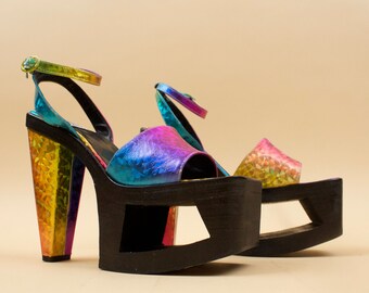 【Ameri VINTAGE】CROOKED HOLE SANDAL CROOKED HOLE SANDAL