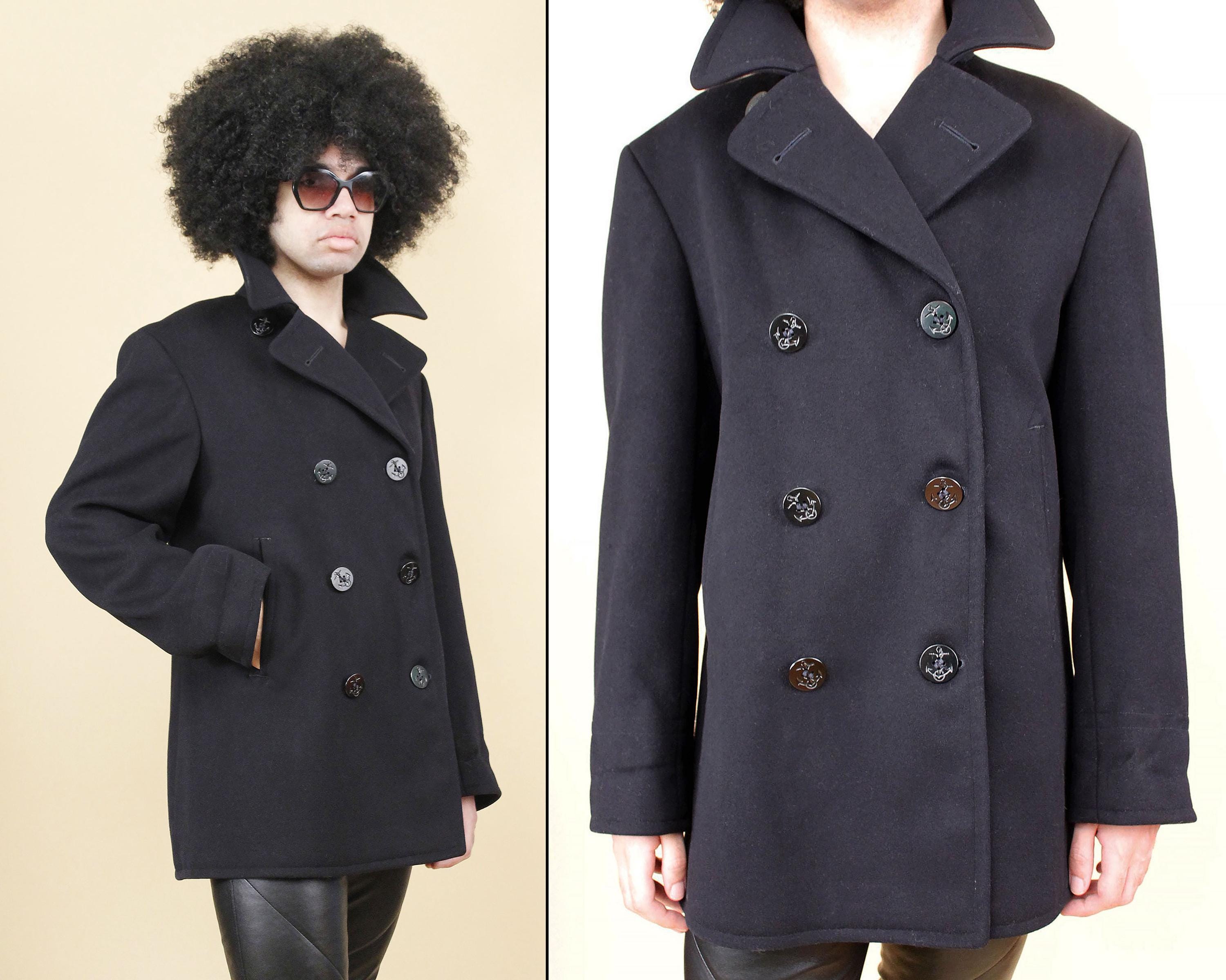 Us Navy Wool 1960s Peacoat - Etsy