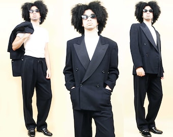 スーツ 50's style Fleck Nep Homespun Setup 40s 50s Brown SB Fleck Suit - Vintage Red Pattern Jacket