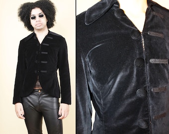 Edwardian 1905 Fine Black Wool Tailored Walking Jacket With Beaded