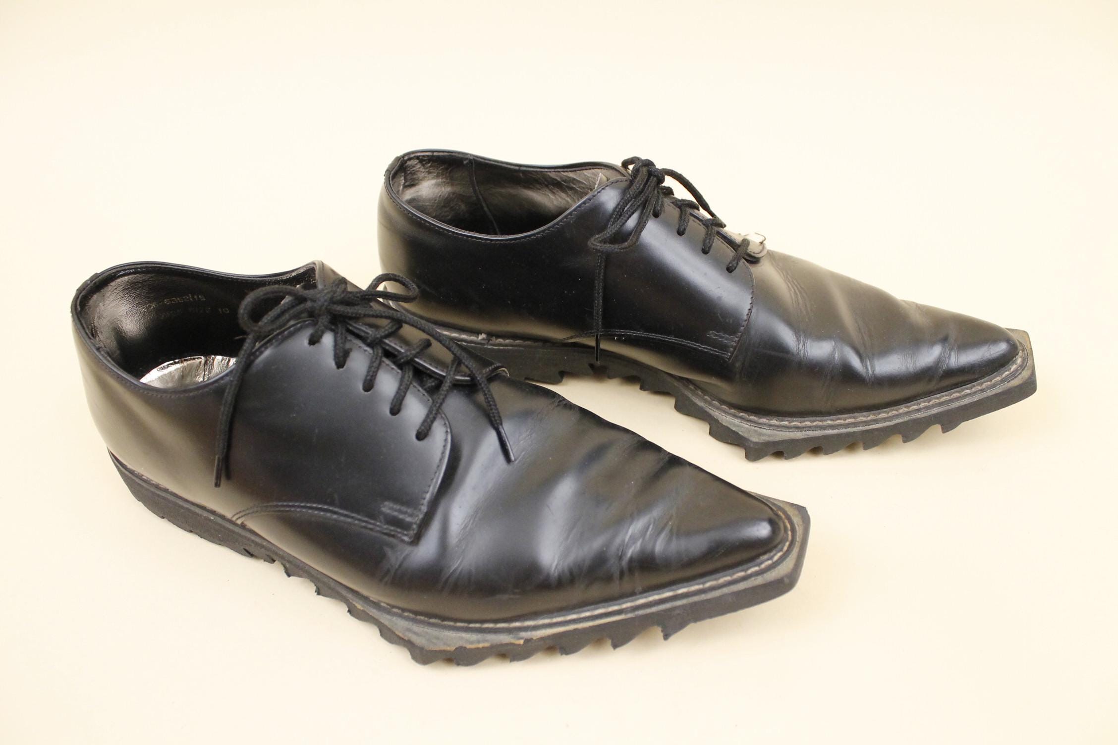1980s 1990s Vtg Nana Doc Marten Rare Punk Goth Pointed Saw Tooth