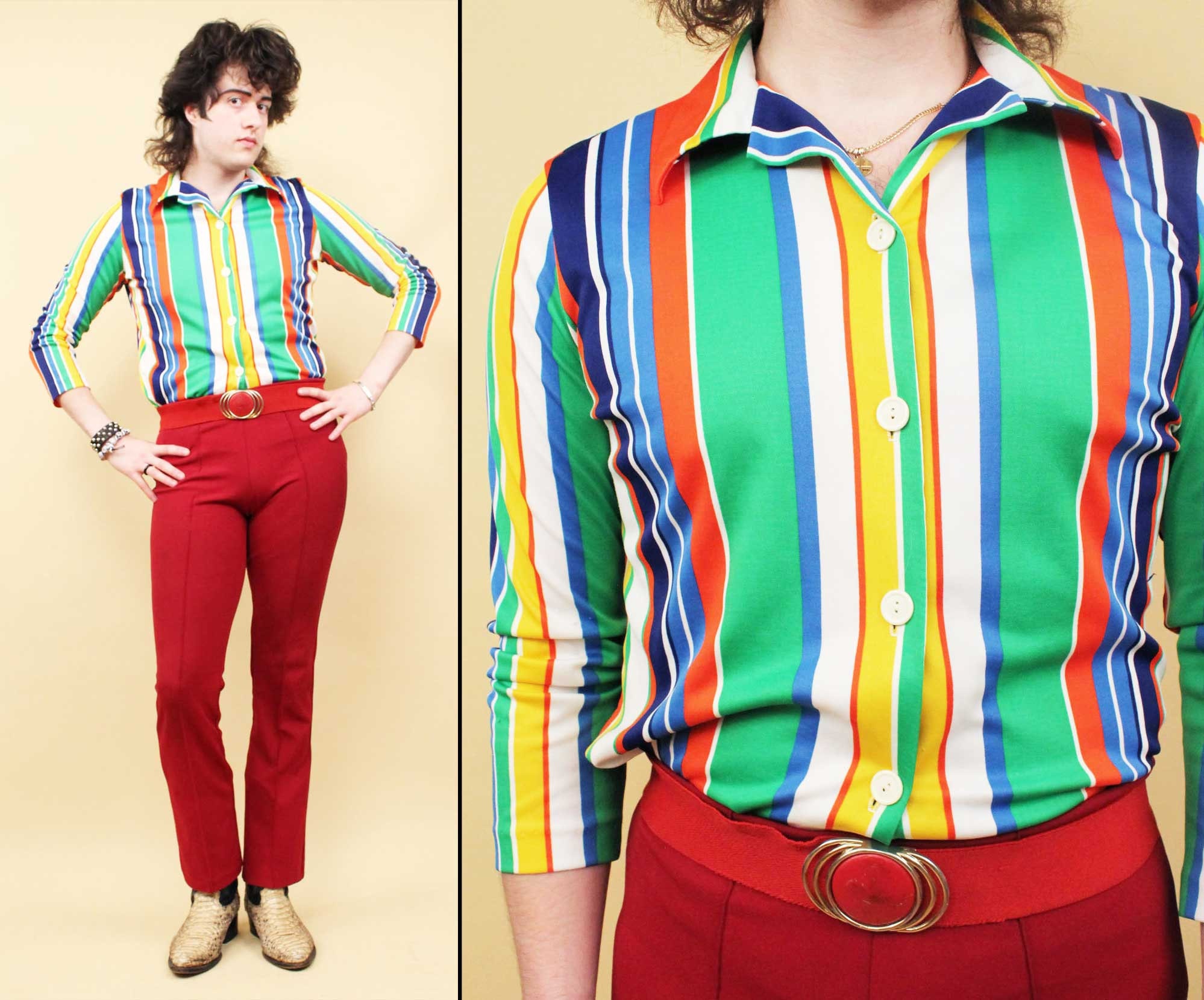 トップス moon STRIPE BAND COLLAR LONG SHIRT Amazon.com: Finelylove Mens Long Sleeve Button Down Shirts