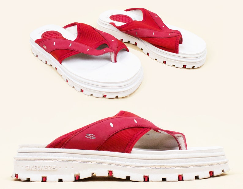 sporty neoprene flatform sandal