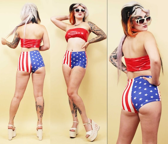 Cotton spandex booty shorts deals