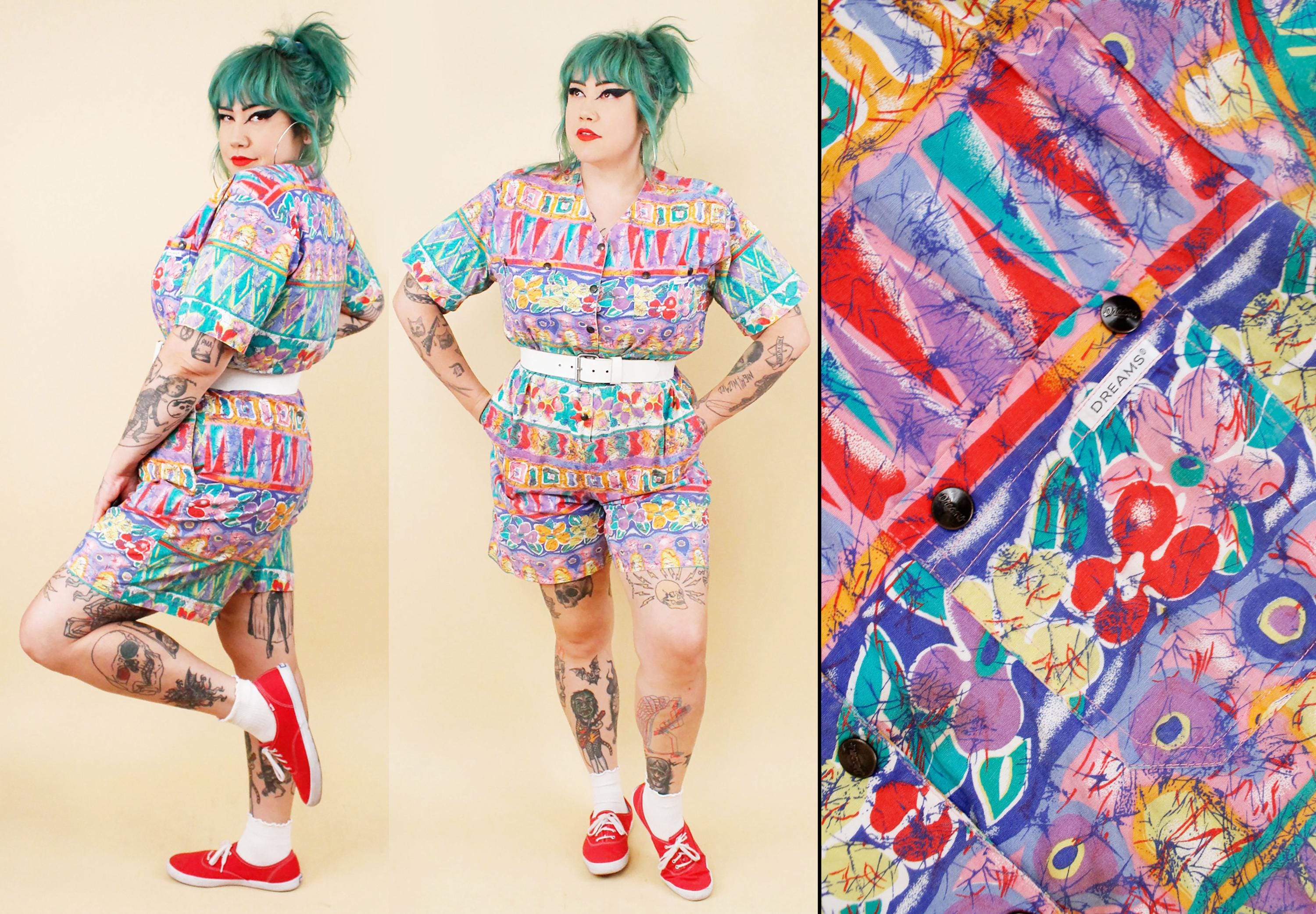 Big 80s Jumpsuit - Etsy