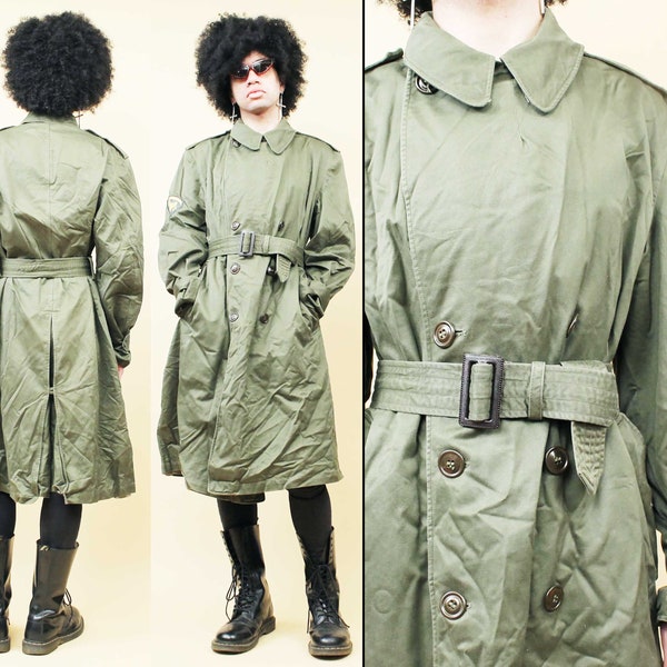 Military Trench Coat Etsy