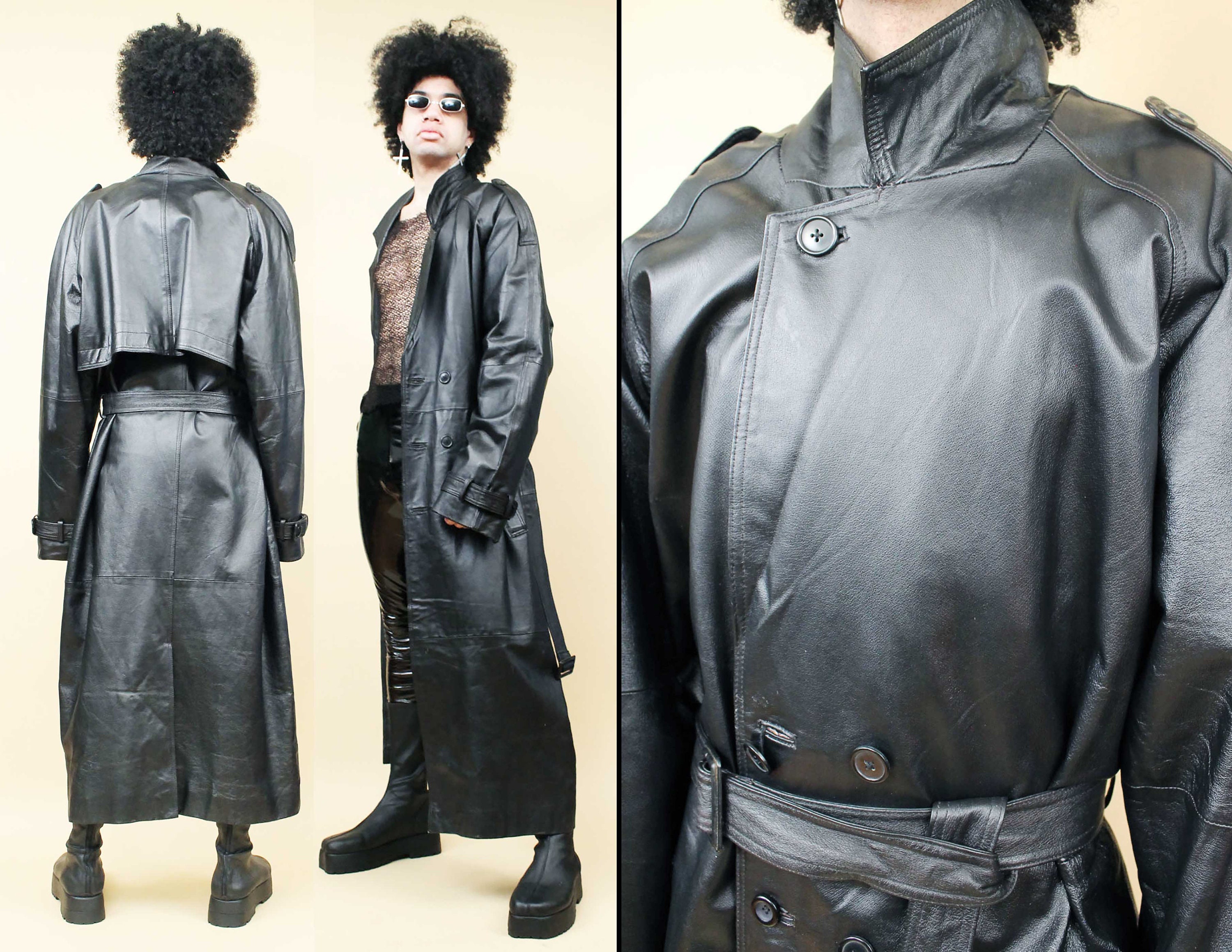 GANGSTERVILLE CLASSIC PARLOR-TRENCH COAT Size: L Beige Men