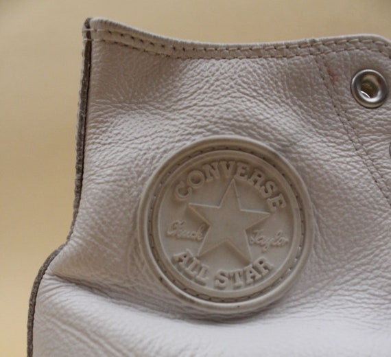 genuine leather converse