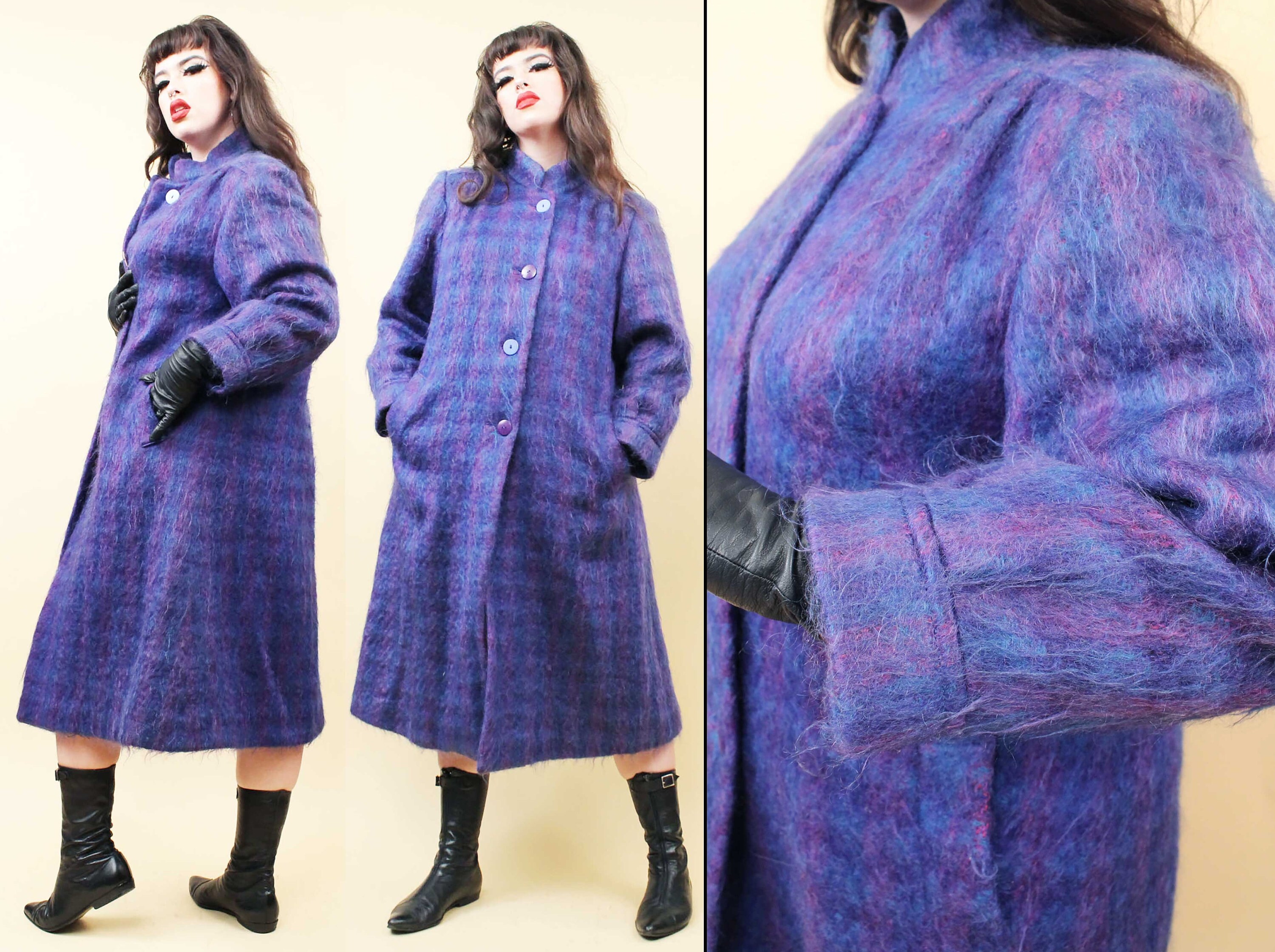 mohair vintage long coat