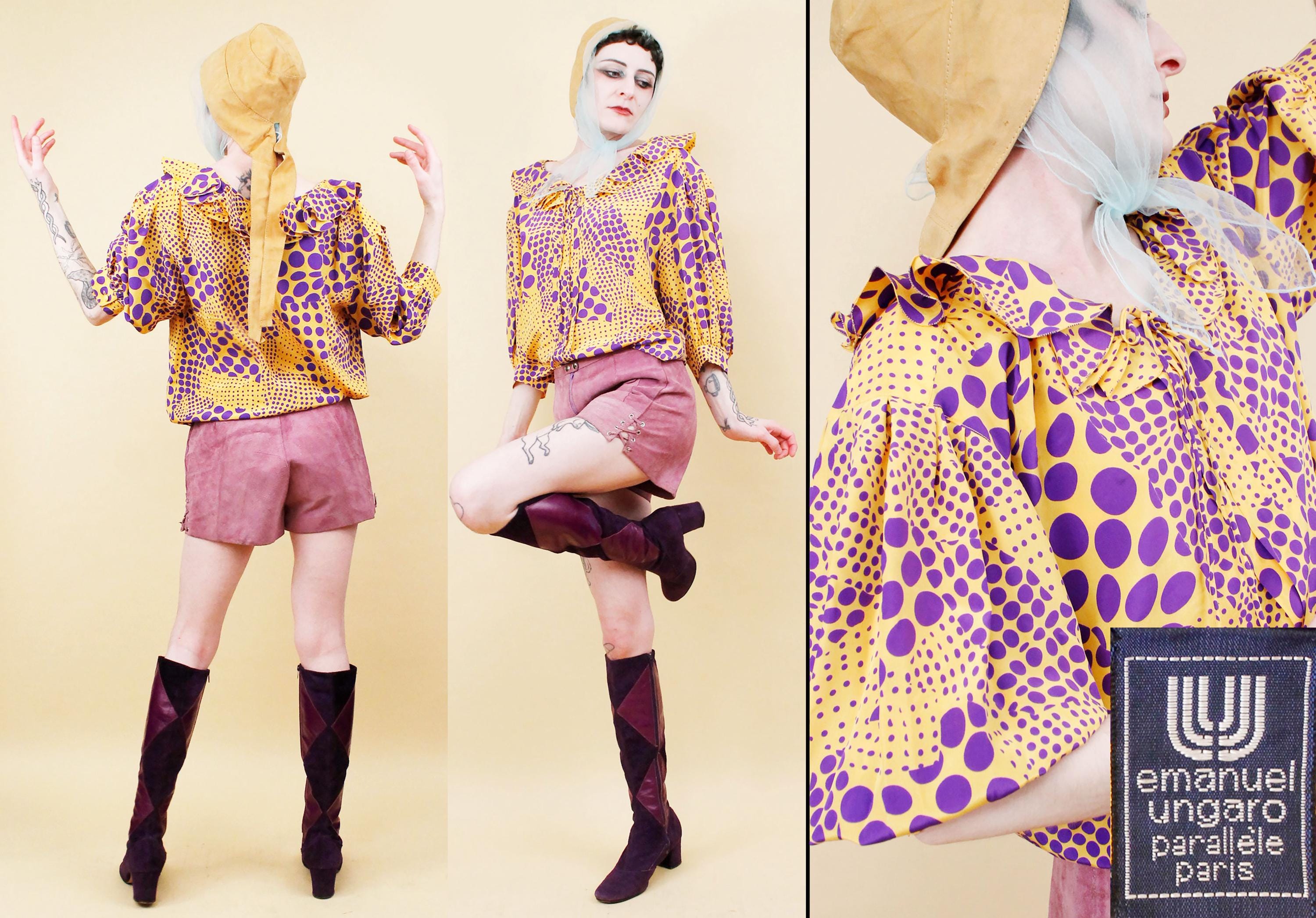 Pierrot Clown Blouse - Etsy