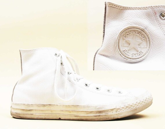 genuine leather converse