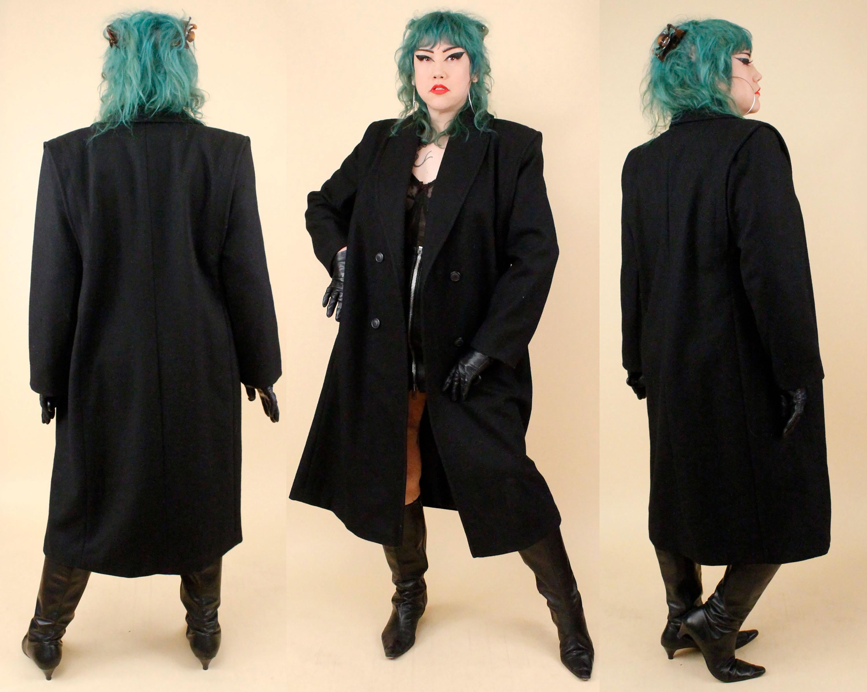 80s Long Coat - Etsy