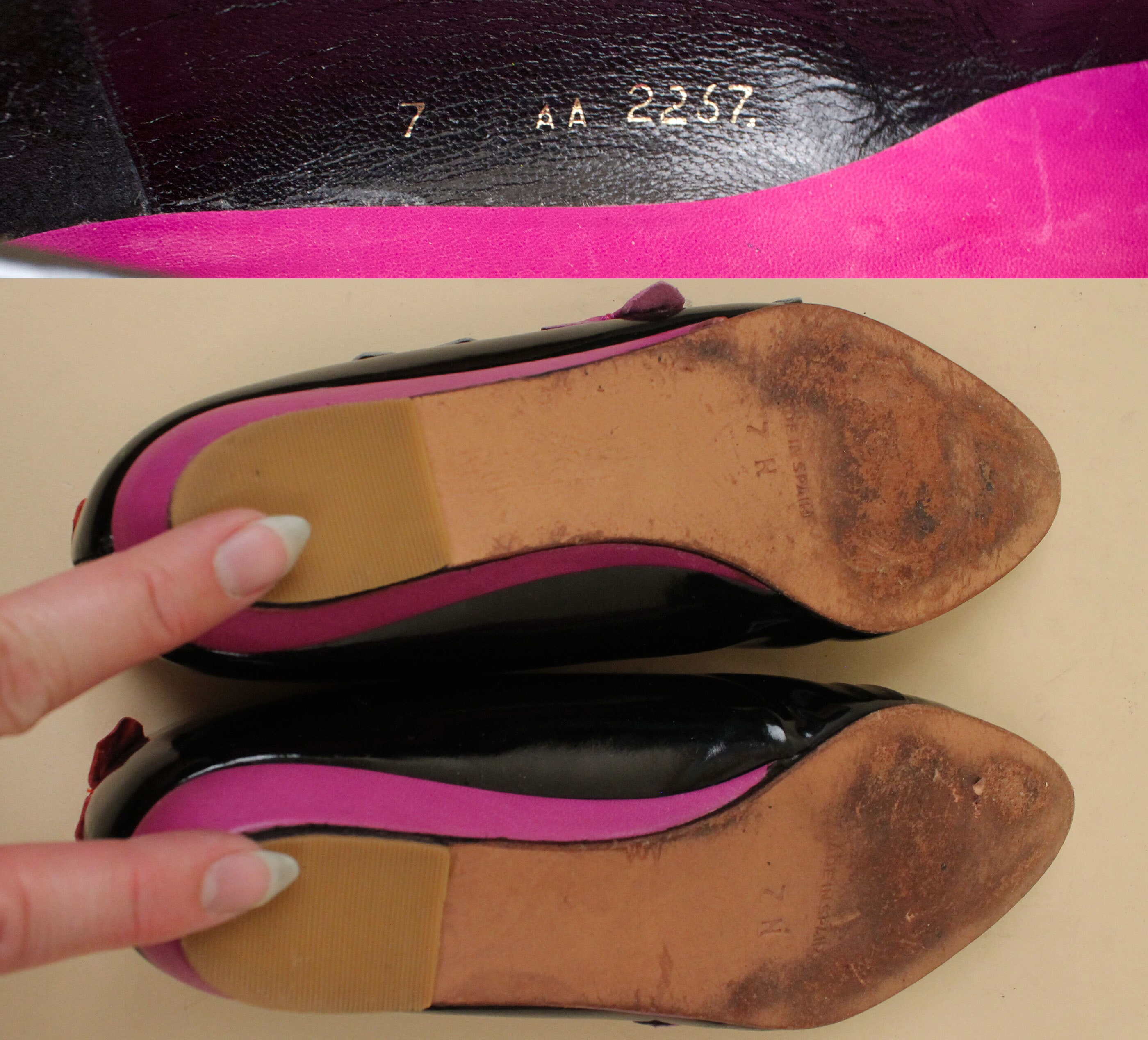黒パンプス Benerly feldman New BEVERLY FELDMAN Black Pony Hair & Leather Shoes 6.5 | eBay