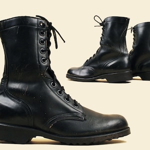Vintage Combat Boots Size 10.5 - Etsy display picture 1