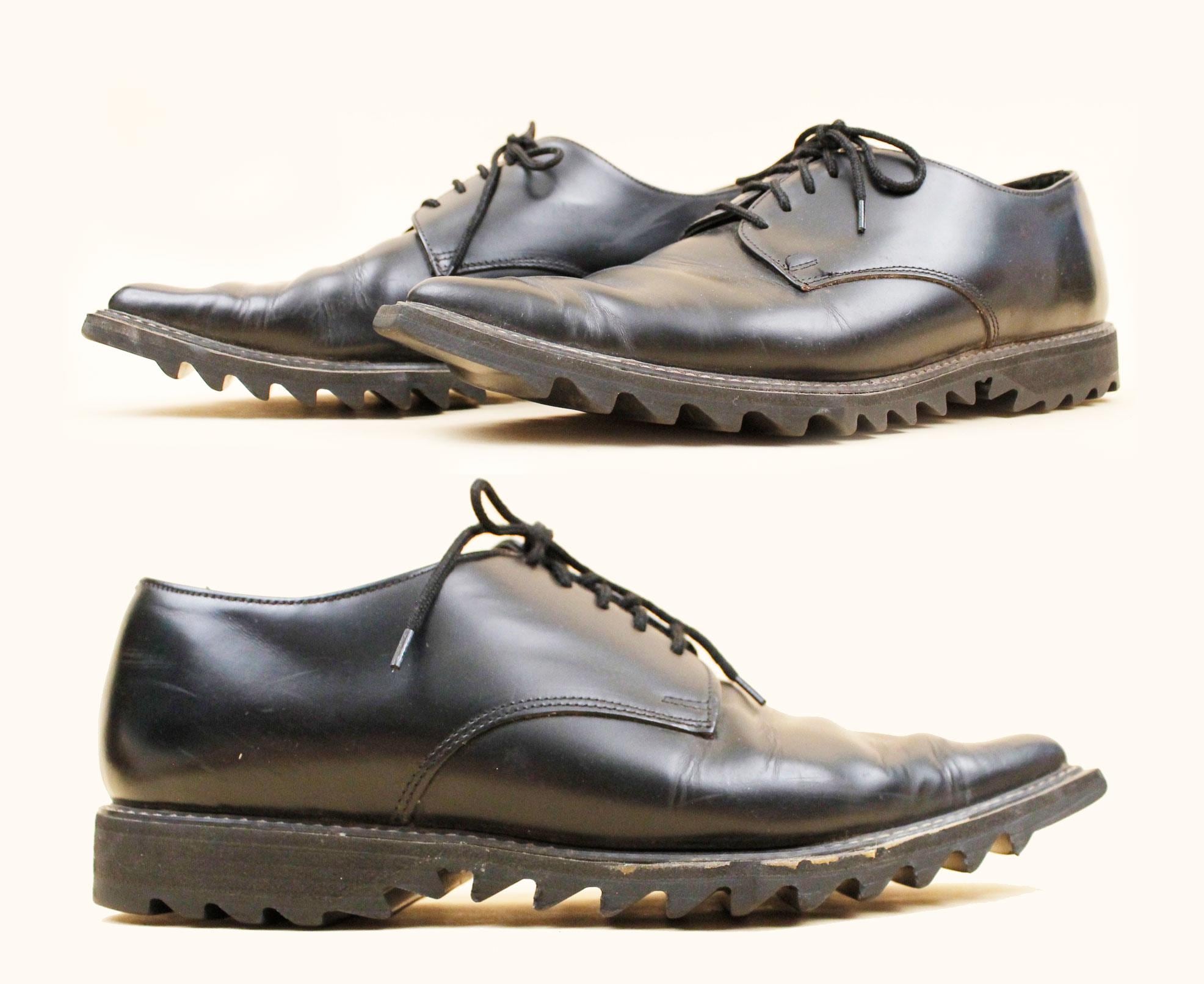 1980s 1990s Vtg Nana Doc Marten Rare Punk Goth Pointed Saw Tooth