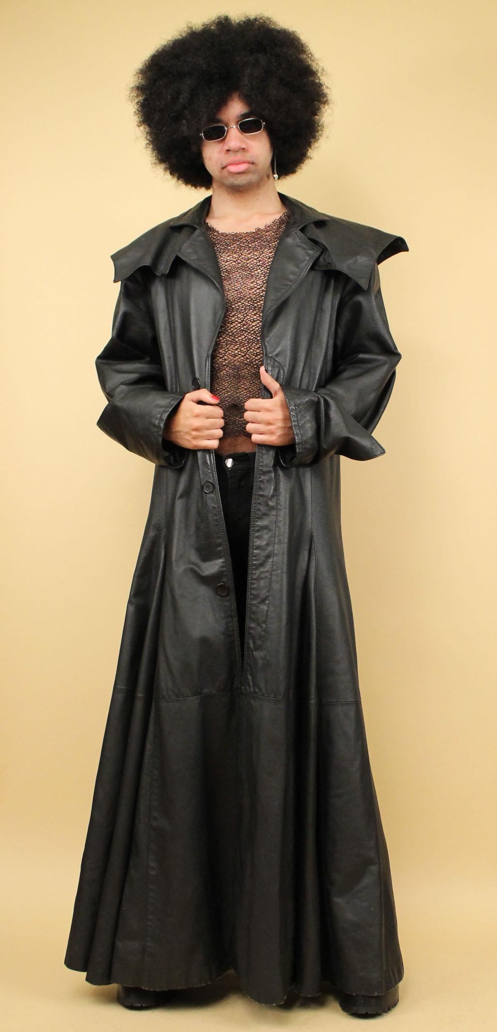 ameri♡ BIG COLLAR LONG COAT ameri♡ BIG COLLAR LONG COAT Generic Men'S Casual Trench