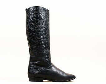 Flat Gogo Boots - Etsy