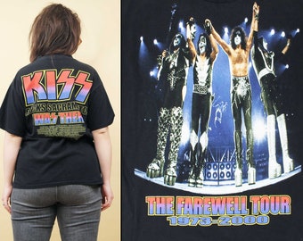2000 Y2K Vintage KISS Farewell Tour I Was There Sacramento Concert TShirt Rock n Roll Metal Classic Unisex Men's XL Women's 2X