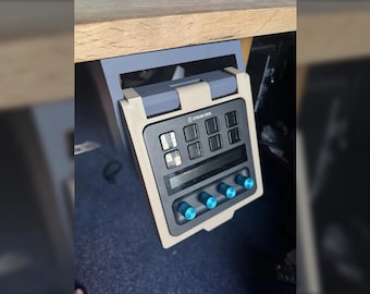 Stream Deck Mount for Elgato Plus, Under Desk Installation