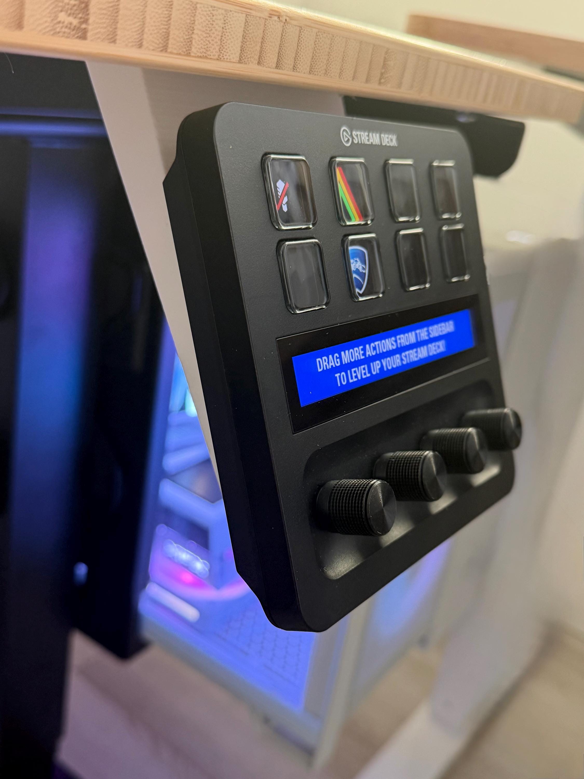 Streamdeck Rack Elgato Stream Deck Plus Under Desk Mount - Etsy
