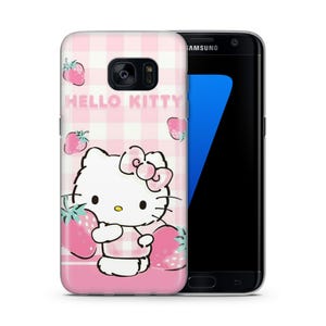 Hello Kitty KK8 Phone Case Cover For Samsung Galaxy S5 S6 S7 S8 S9 Edge Plus LTE NEO Models Japan Japanese Kitty White Cartoon Character Cat 1