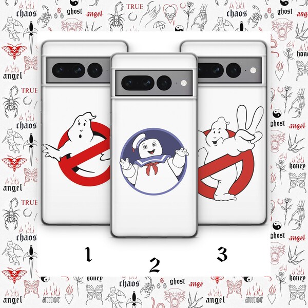 Ghostbusters K1 Phone Case Cover For Google Pixel 6 6A 7 7A 8 8A 9 9A 10 Pro XL Models American Supernatural Movie Cartoon Ghost Scary