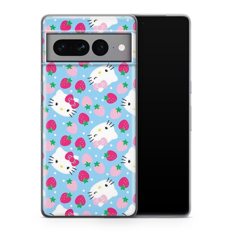 Hello Kitty KK2 Phone Case Cover For Google Pixel 6 6A 7 7A 8 8A 9 9A 10 Pro XL Models Japan Japanese Kitty White Cartoon Character Kitten 2