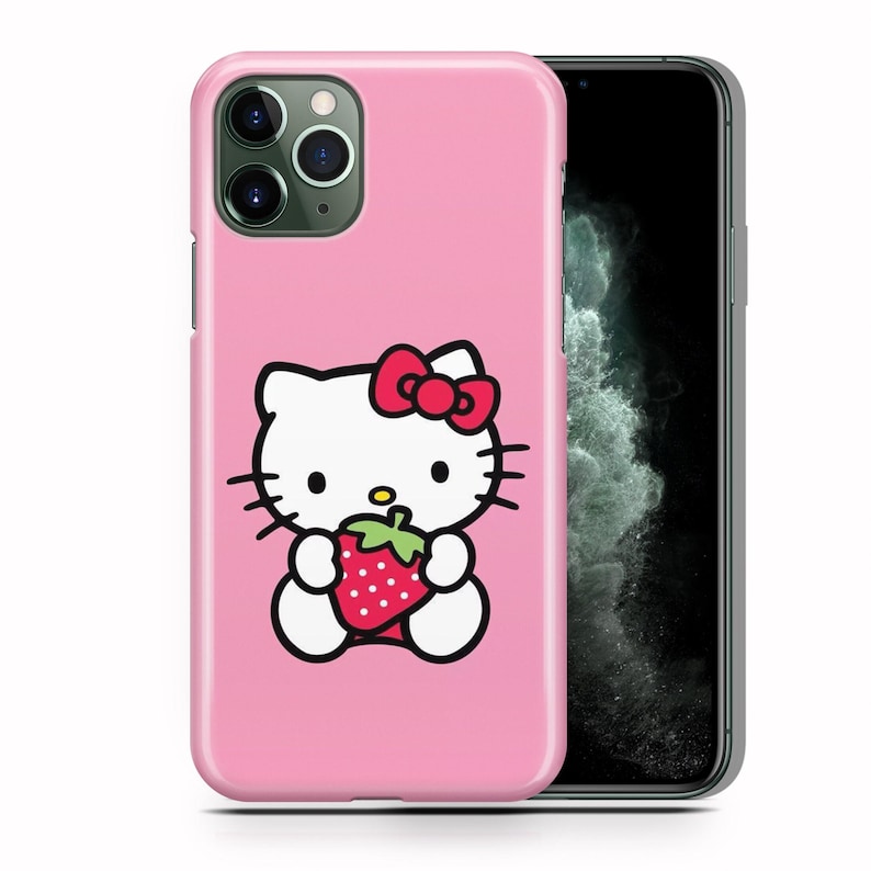Hello Kitty KK1 Phone Case For Apple iPhone 11 12 13 14 15 16 e 17 Air PRO Plus Mini Max Japan Japanese Kitty White Cartoon Charact Kitten 3