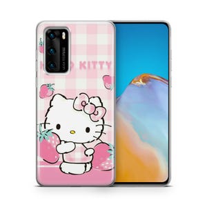 Hello Kitty KK8 Phone Case Cover For Huawei P9 P10 P20 P30 P40 Lite PRO Plus LG G5 G6 Model Japan Japanese Kitty White Cartoon Character Cat 1