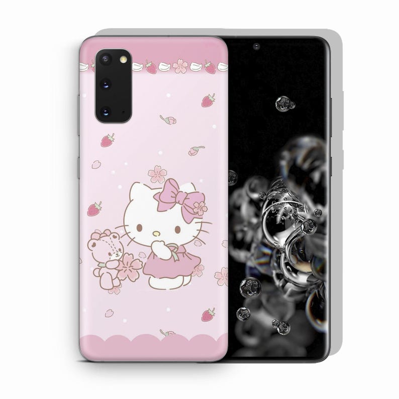Hello Kitty KK3 Phone Case Cover For MANY VARIOUS Samsung Galaxy Models Japan Japanese Kitty White Cartoon Character Kitten 3