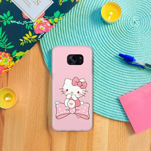 Hello Kitty KK1 Phone Case Cover For Samsung Galaxy S5 S6 S7 S8 S9 Edge Plus LTE NEO Models Japan Japanese Kitty White Cartoon Character Cat image 6