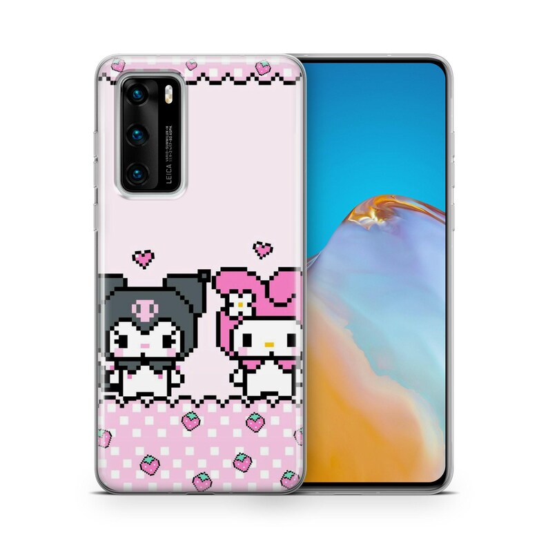 Hello Kitty KK8 Phone Case Cover For Huawei P9 P10 P20 P30 P40 Lite PRO Plus LG G5 G6 Model Japan Japanese Kitty White Cartoon Character Cat 3