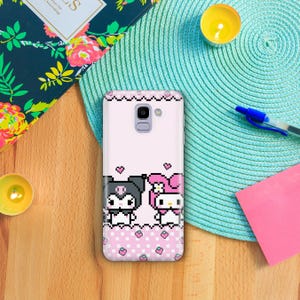 Hello Kitty KK8 Phone Case Cover For Samsung Galaxy A3 A5 A6 A7 A8 J3 J5 J6 J7 Models Japan Japanese Kitty White Cartoon Character Kitten image 7