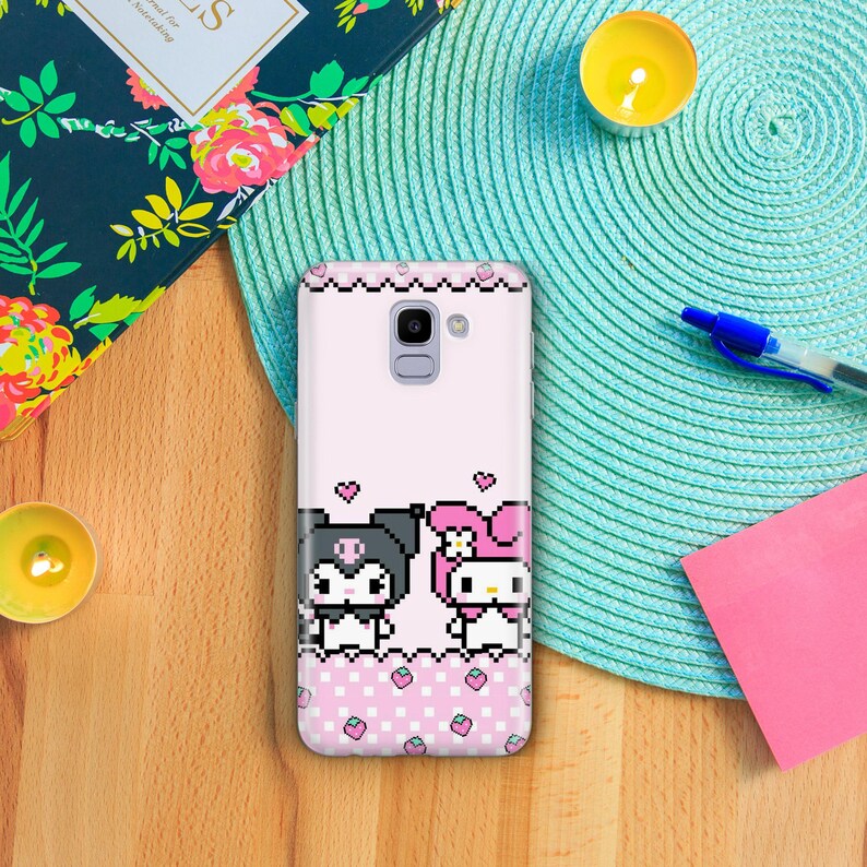 Hello Kitty KK8 Phone Case Cover For Samsung Galaxy A3 A5 A6 A7 A8 J3 J5 J6 J7 Models Japan Japanese Kitty White Cartoon Character Kitten image 7