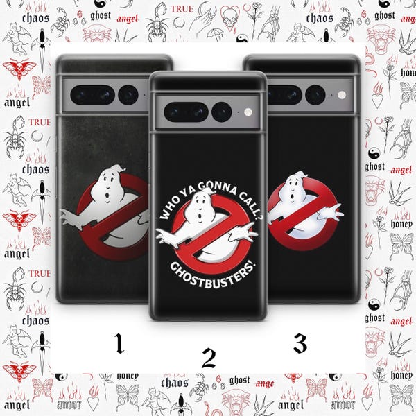 Ghostbusters K7 Phone Case Cover For Google Pixel 6 6A 7 7A 8 8A 9 9A 10 Pro XL Models American Supernatural Movie Cartoon Ghost Scary