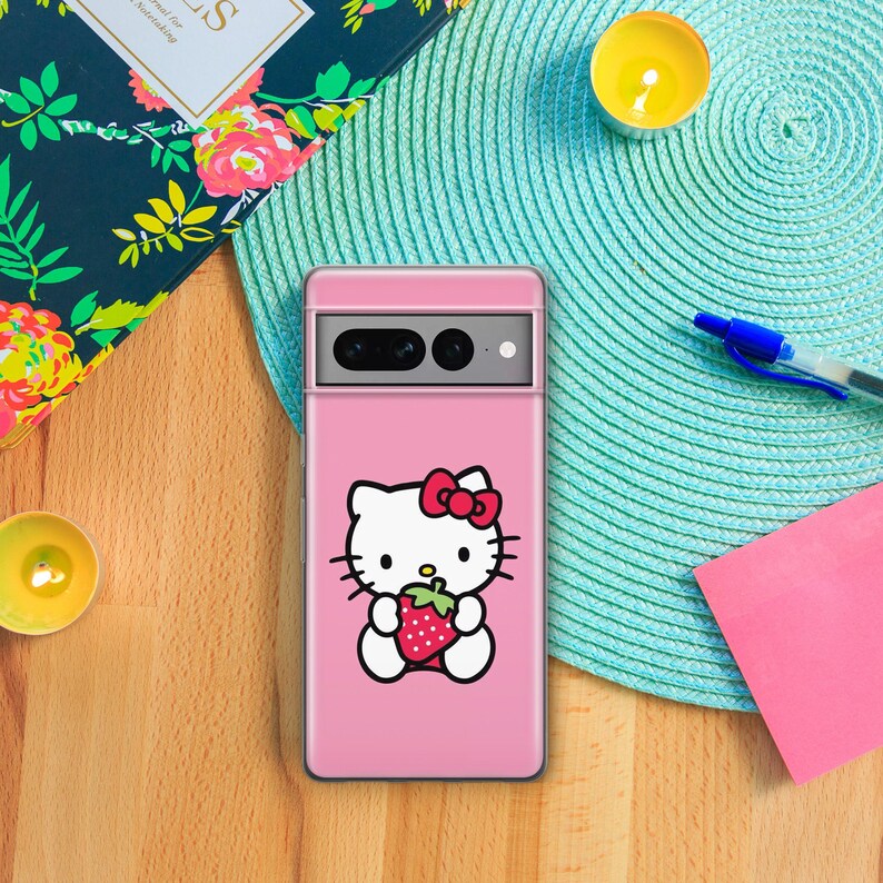 Hello Kitty KK1 housse de téléphone pour Google Pixel 6 6A 7 7A 8 8A 9 9A 10 Pro XL modèles japon japonais Kitty blanc personnage de dessin animé chaton image 8