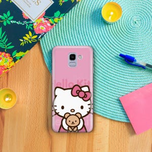Hello Kitty KK7 Phone Case Cover For Samsung Galaxy A3 A5 A6 A7 A8 J3 J5 J6 J7 Models Japan Japanese Kitty White Cartoon Character Kitten image 7