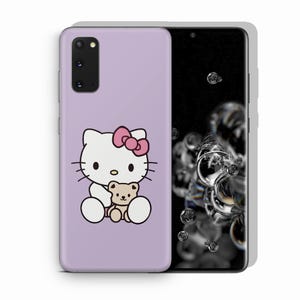 Hello Kitty KK1 Phone Case Cover For MANY VARIOUS Samsung Galaxy Models Japan Japanese Kitty White Cartoon Character Kitten 1
