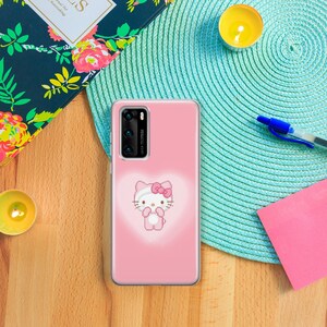 Hallo Kitty KK5 Telefon Fall Abdeckung Für Huawei P9 P10 P20 P30 P40 Lite PRO Plus LG G5 G6 Modell Japan Japanische Kitty Weiß Cartoon Charakter Katze Bild 8